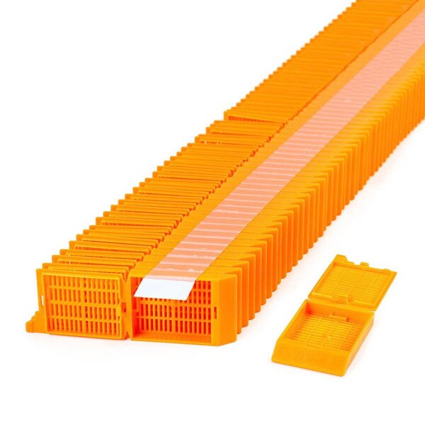 One Piece Tissue Cassette, orange